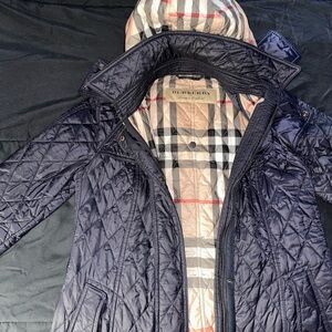 Navy Burberry Jacket